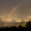 Ohne Polfilter - Regenbogen