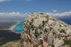 Aussicht auf die Bucht von Alcudia (Wanderung von Ermita de Betlem)