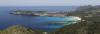 Panorama: Aussicht vom alten Wachturm bei Cala Ratjada auf Cala Agulla und Cala Ratjada